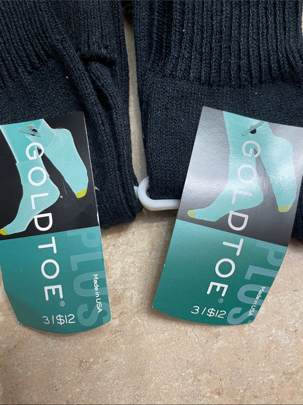 Women’s Black and Charcoal Casual Socks Pack Including Gold Toe - Picture 6 of 12